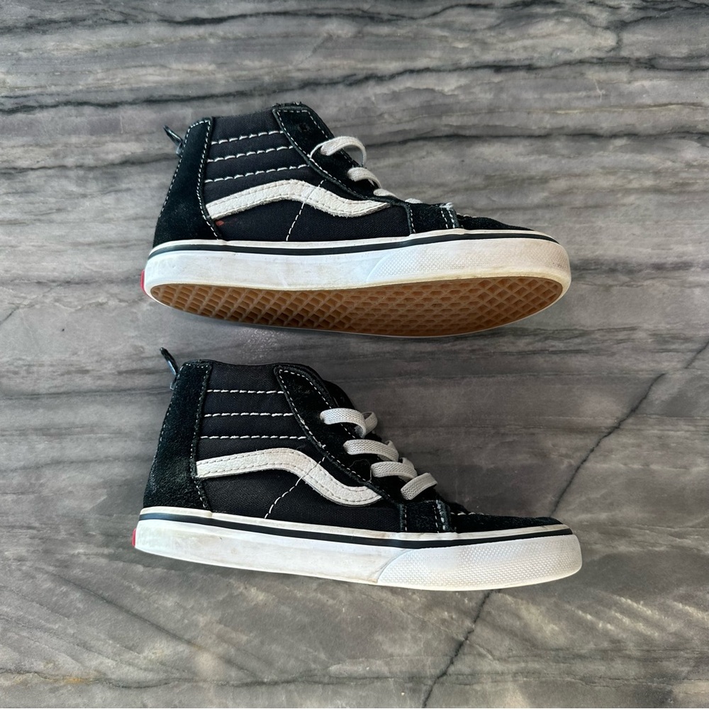 VANS KIDS' TODDLER SK8-HI ZIP TOP SHOES 10c
